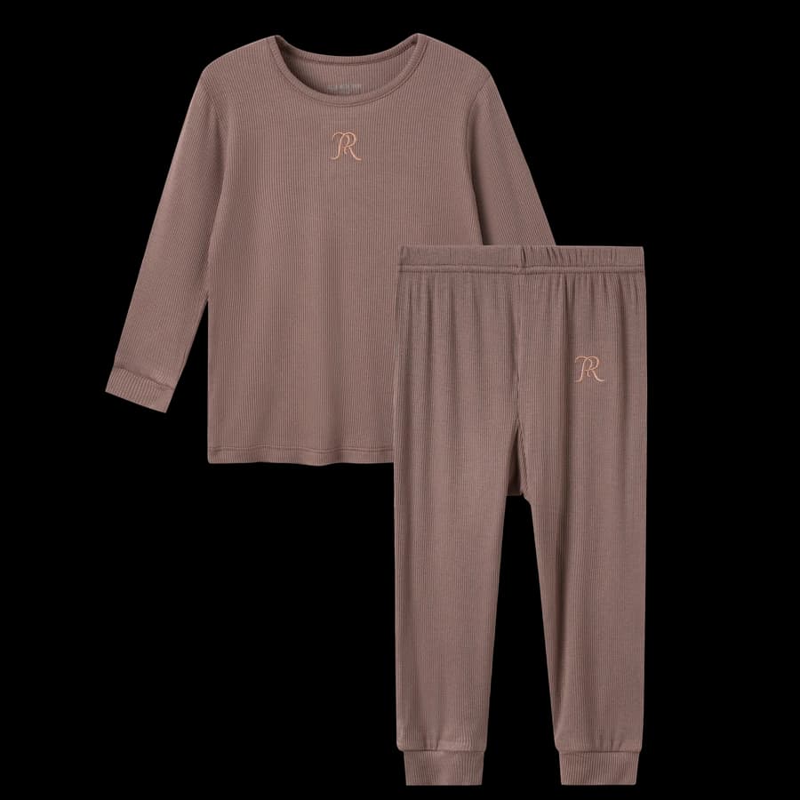 Classic Ribbed Modal Pajama Set — original product photograph