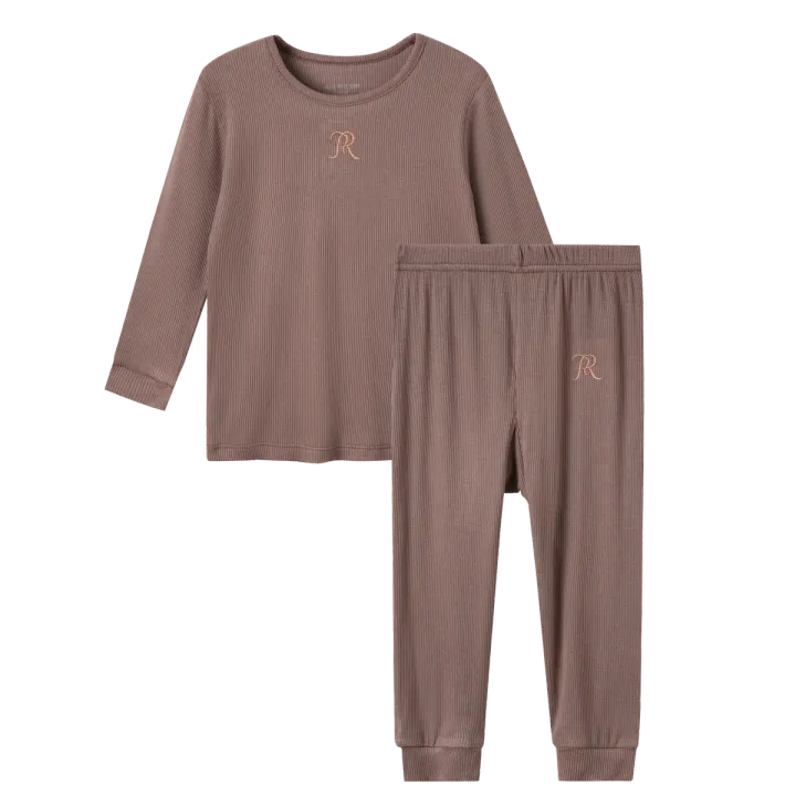 Classic Ribbed Modal Pajama Set