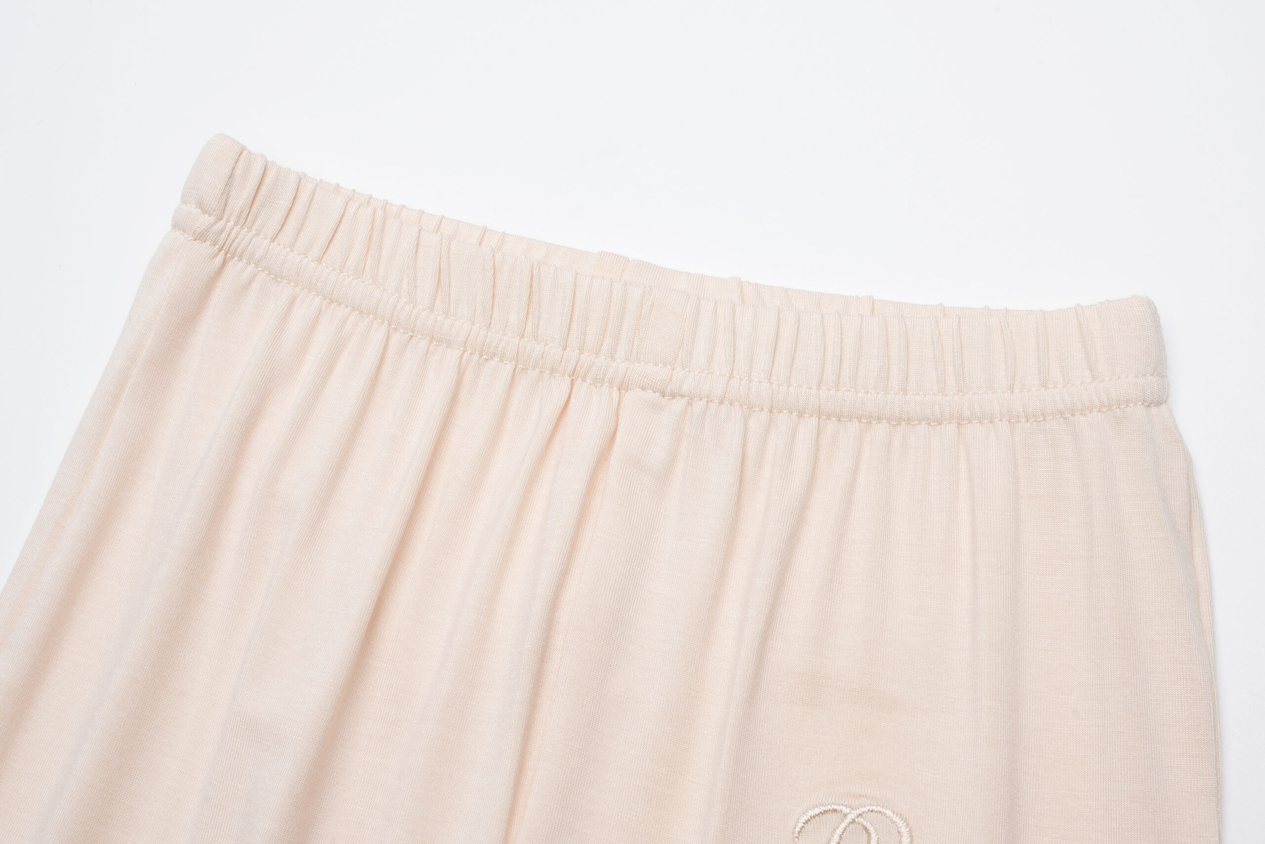 Classic bamboo pajama set for babies in soft brown